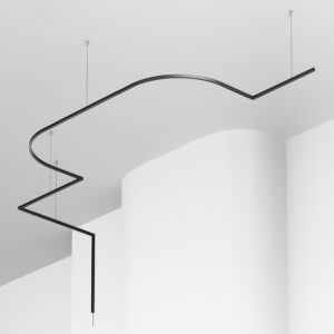 Шинопровод накладной 1м Levity TRX184-111B-1 в интерьере